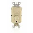 thumbnail image 3 of Leviton C91-GFSW1-00I 15 Amp Ivory SmartlockPro Self-Test GFCI, 3 of 6