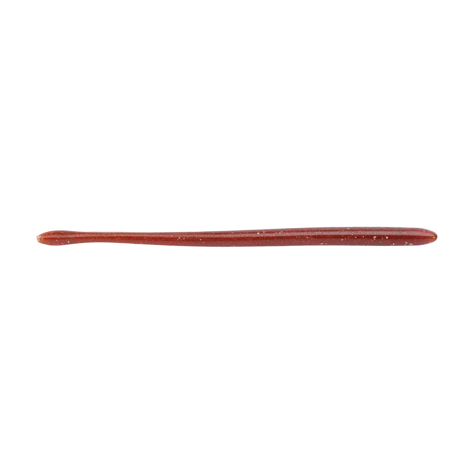Berkley Lab Series™ Finesse Worm, 6 in, Oxblood Red Flake