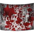 thumbnail image 2 of Blood Splatter Wall Tapestry Wall Hanging Tapestries Happy Colorful Hippie Psychedelic Art Polyester Carpet Wall Decorative for Living Room Bedroom 60x51inch Gift Decor, 2 of 7