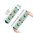 thumbnail image 2 of Bingfone Fox Design Patterned Men's Women's Casual Cotton Socks, 2 of 5