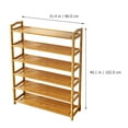 thumbnail image 2 of Nutrianeous Shoe Rack 6-Tier Bamboo Shoe Rack Organizer for Entrance Porch Balcony, 2 of 10