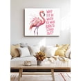 thumbnail image 4 of Pink Flamingo Wall Art for Living Room,Canvas Picture Wall Decor for Bathroom Bedroom,Summer Animal Gradient Watercolor Painting Artwork for Office Kitchen Hallway Dining Room Home Decor 24"x32", 4 of 8