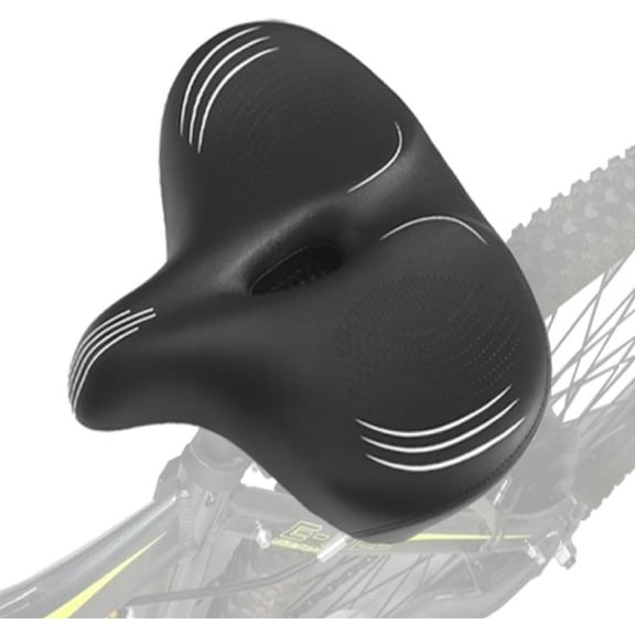 Plus Size Extra Wide E-Bike/Electric Bike Seat Comfort Ride, Ideal as Bicycle Seats for Comfort Men or Women with Extra Comfort Needed.