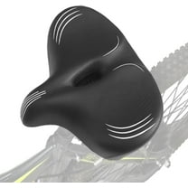 Plus Size Extra Wide E-Bike/Electric Bike Seat Comfort Ride, Ideal as Bicycle Seats for Comfort Men or Women with Extra Comfort Needed.