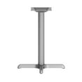 thumbnail image 6 of Flash Furniture 22'' x 22'' Restaurant Indoor/Outdoor Table X-Base with 3'' Dia. Table Height Column, Silver, 6 of 8