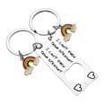 thumbnail image 2 of Llaveros de pareja jinwen Llaveros con Charm Arcoíris 2 piezas, 2 of 8