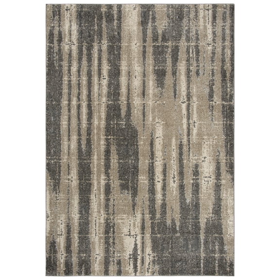 Rizzy home VCA105 Beige 8'10"x11'10" Abstract Area Rug