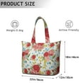 thumbnail image 5 of Flower Women's Large Weekend Travel Bag Moving Canvas Handbag Thick Double Layer Beach Weekend Travel Unisex Hospital Maternity Delivery with Toiletry Waterproof, 5 of 5