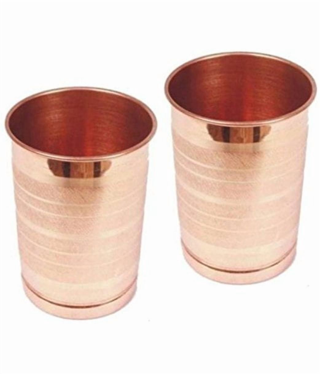 Sauran Jug Glass Water Bottle Set Jug Glass Tray Set (Copper)