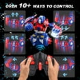 thumbnail image 6 of Remote Control Robot Toys, Fighting Robot 360-Degree Rotatin, with Shields and Realistic Sound Effects, Dueling Robots for Kids Ages 6-8, Red, 6 of 9