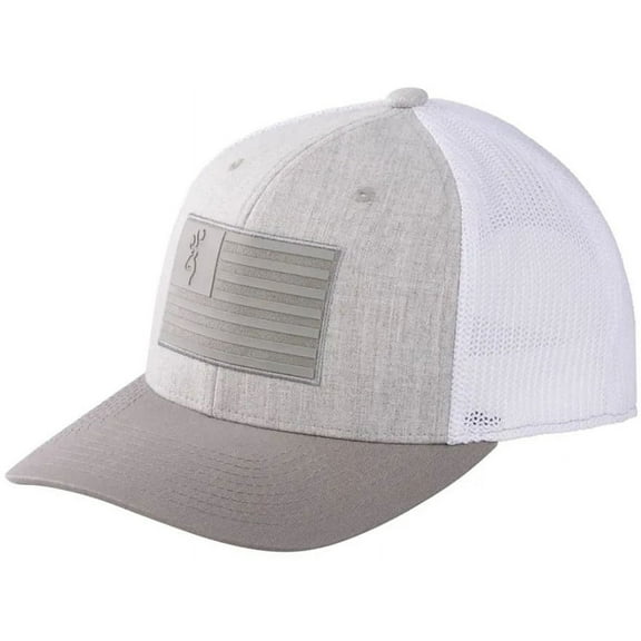 Browning Mens Recon Flag Hat Gray