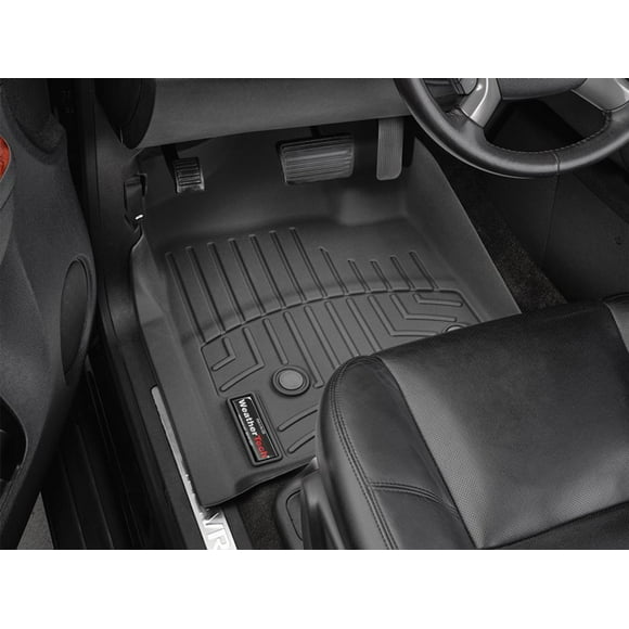 Weathertech Floor Liner 440661 FloorLiner; Molded Fit; Black; Thermoplastic Polyolefin TPO Vacuum Formed Material; 2 Piece