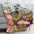 thumbnail image 4 of Siete Monstruitos anti-pilling, suave, ligera, esponjosa y acogedora de lujo para hogar y cocina – Perfecta para niños y adultos, 100 x 150 cm, 4 of 6