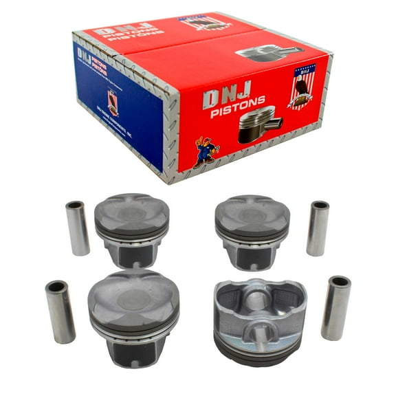 DNJ P4244 Piston Set Standard Size Fits Cars & Trucks 12-15 Scion iQ 1.3L L4 DOHC 1NRFE