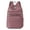 Pink, variant on Women's Laptop Backpack Large Capacity School Bookbag Double Zipper Computer Satchel(Black)
