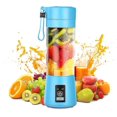 thumbnail image 1 of Licuadora portátil para batidos, recargable por USB, 380 ml, para viajes, deportes, cocina, taza exprimidora de frutas y verduras, 1 of 5
