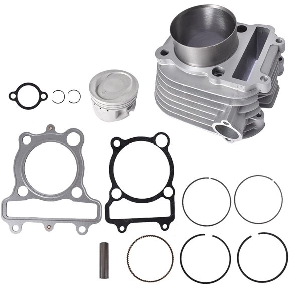 SHZAITOR Cylinder Gasket Piston Kit Replacement for Yamaha Bear Tracker Timberwolf Moto-4 250 93450-17044-00