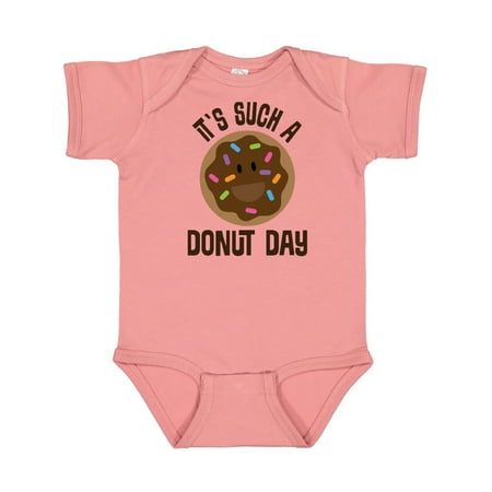 

Inktastic It s Such A Donut Day Chocolate Lover Gift Baby Boy or Baby Girl Bodysuit