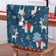 thumbnail image 1 of Teissuly Christmas Decorative Chair Cover Short Plush Chair Backrest Cover Santa Claus Series Teissuly WER202312131424, 1 of 3