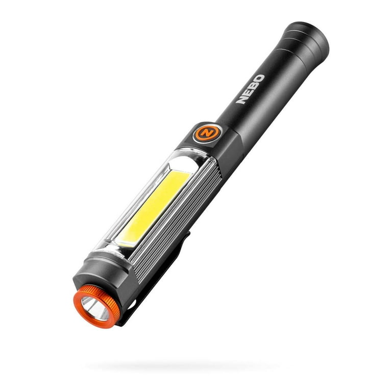 NEBO Franklin Taskbar 500 Lumen Gray LED Flashlight, 7 Modes