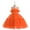 Orange, variant on Halloween Toddler Girls Princess Witch Dress Tulle Birthday Wedding Costume Dresses
