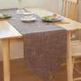 thumbnail image 3 of Linen Table Runner Coffee Table Runners Wipeable Home Decoration Table Cover for Dining Room Kitchen - 180/210/240CM, 3 of 5