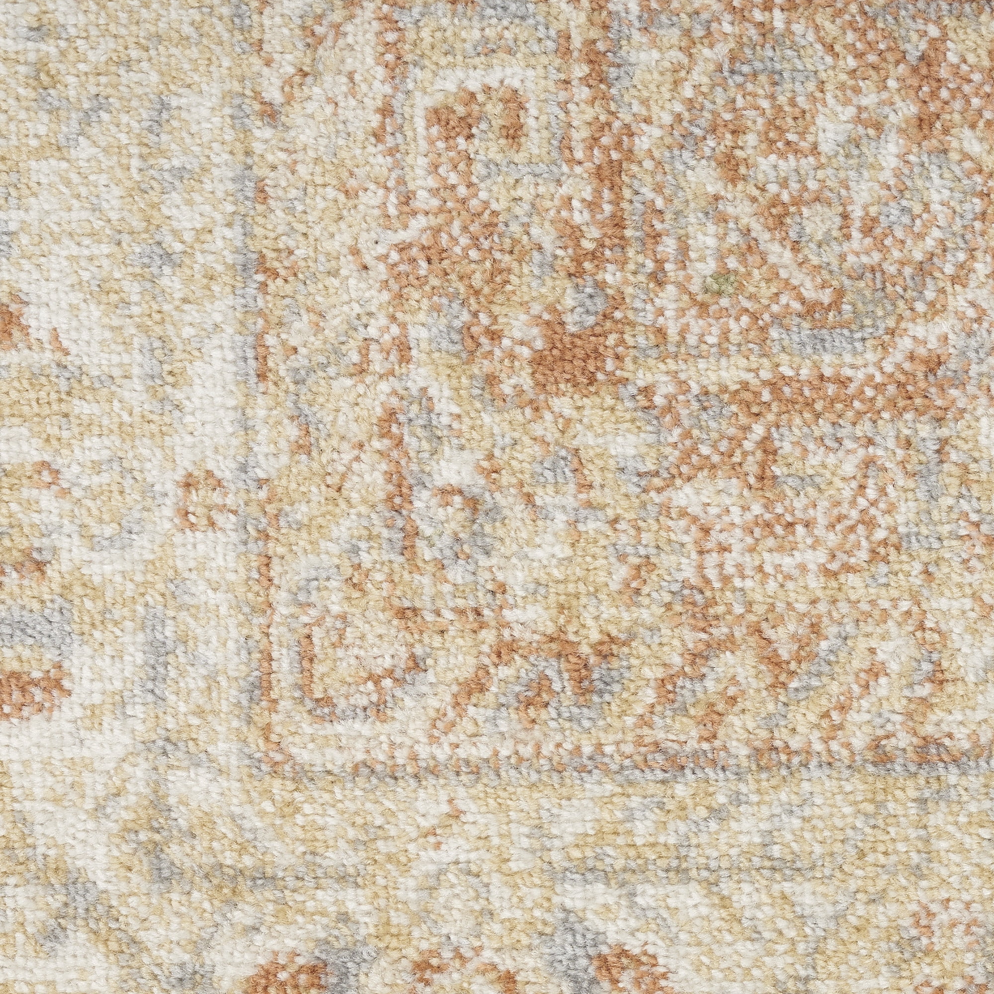 Nourison Essentials Indoor/Outdoor Beige Rust 4' x 6' Area Rug (4x6)