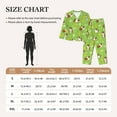 thumbnail image 4 of Pajama Sets for Women 2 Pcs, Guinea Pigs Button Down Long Sleeve Sleepwear Lounge PJ Sets, 4 of 6