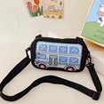 thumbnail image 2 of Cartoon Car Kids Backpack Lindo bolso de escuela con bandolera desmontable (negro) Sywqhk Para Estrenar, 2 of 6
