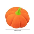 thumbnail image 3 of Xuniizn Pumpkin Pillow, Fall Artificial Velvet Pumpkin Decor Throw Pillows Pumpkin Pillows for Bedroom Sofa Couch Thanksgiving Halloween Fall Decor, Fall Decorations for Home, 3 of 6