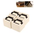 thumbnail image 3 of Protectores de muebles, sofás, gabinetes y mesas Almohadillas antideslizantes apilables para patas de cama, paquete de 4, 3 of 8