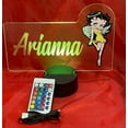 thumbnail image 5 of Night Light Up Desk Table Lamp LED Personalized Free Engraved Betty Boop Angel, Our Newest Feature, Most Popular, It's Wow, with Remote 16 Colors Energy Efficient, Great Gift, 5 of 10
