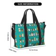 thumbnail image 2 of Rocae Cartoon Dogs for Travel Shoulder Bag Top Handle Handbag with Yoga Mat Buckle for Gym, Work, Travel, 2 of 7