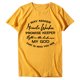 thumbnail image 3 of Gibobby Camisa&nbsp;Moda Mujer Blusa suelta Mujer Tops O-cuello Camiseta Mangas estampadas Blusa corta informal para mujer（Amarillo， XL), 3 of 5