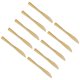 thumbnail image 1 of Kit de cubiertos desechables Suministros de decoración Utensilios resistentes Vajilla para cumpleaños Compromiso 10x cubiertos de oro, 1 of 9