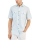 thumbnail image 1 of Alfani Mens Warren Button Up Shirt, aquahaze, S Neck, 1 of 1