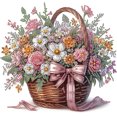 thumbnail image 1 of Kit Con Forma Especial Parcial DIY 5D Flores 30x30cm, 1 of 9