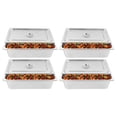 thumbnail image 3 of 4 Pack 6'' Canteen Deep Stainless Steel Steam Table Pans Catering Food Prep Pans, 3 of 17