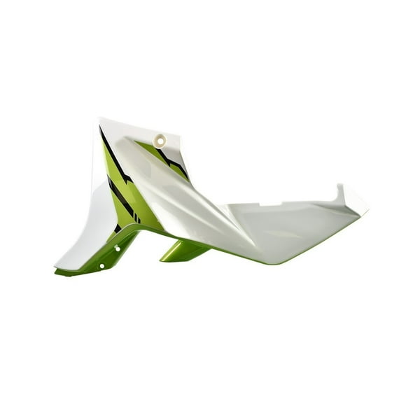 Cubierta Delantera Derecha Inferior Blanca Con Verde Para Xt110rt 2020 De 2021 Italika Original
