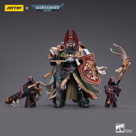 JOYTOY Warhammer 40K 1/18 Action Figure Dark Angels Primarch Lion ElJonson Collection Model Christmas Birthday Gifts