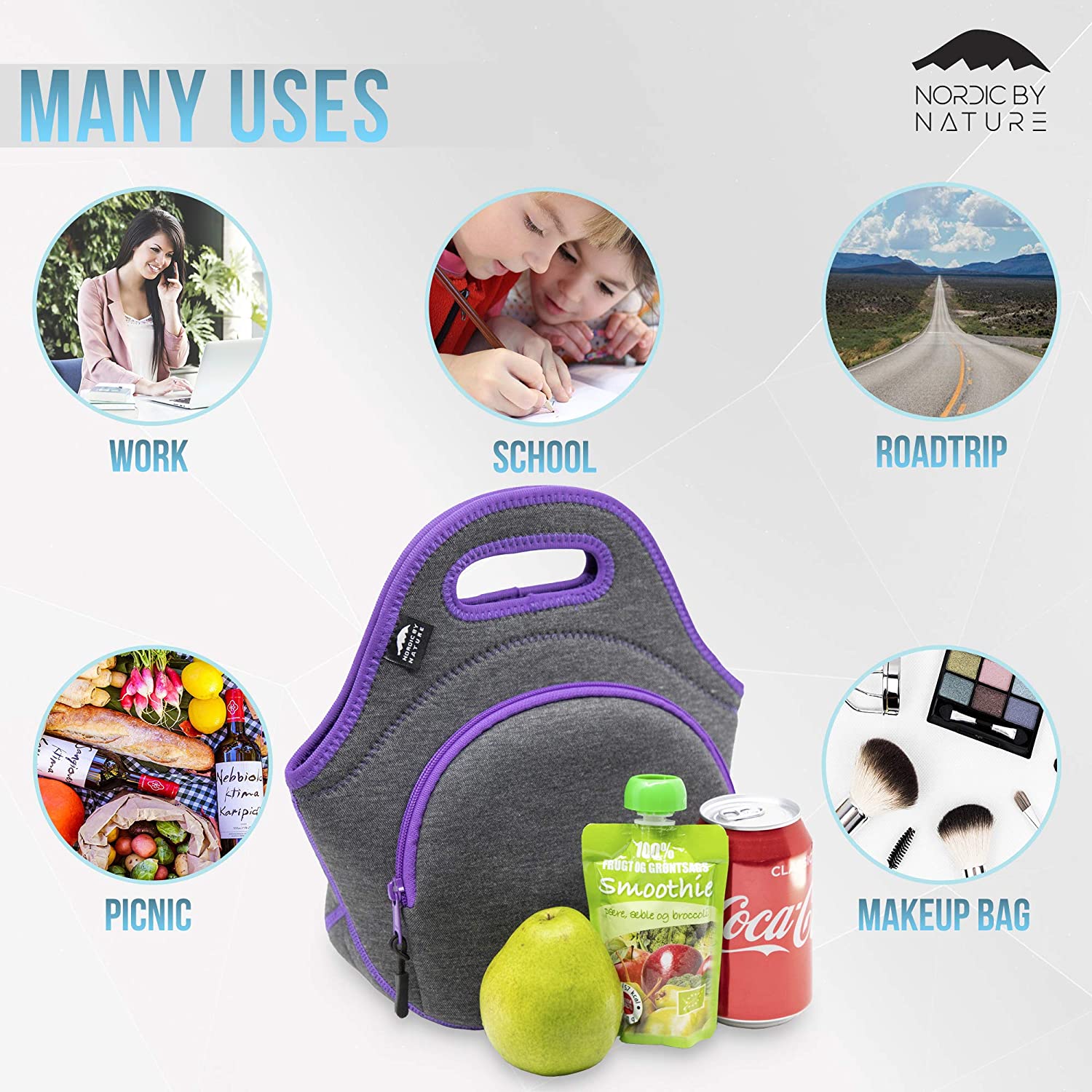 neoprene lunch bags for women