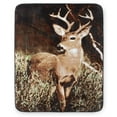thumbnail image 2 of Shavel Home Products Hi Pile Luxury Oversized Throw Forest Friends, 2 of 31