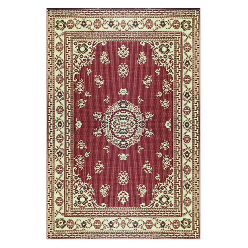 Mad Mats Oriental Floral Outdoor Area Rug