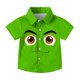 thumbnail image 3 of Blusa y camisa de manga corta con cuello vuelto para niños y niñas, moda, estampado bonito con bolsillo, camisa informal de manga corta para niño., 3 of 8