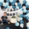 thumbnail image 3 of One Speedy Year Racing Theme Birthday Party Decorations, Boys 1st Birthday Party Decors with Foil Balloons Cake Toppers, Balloon Garland Kits for Racing First Birthday Party Supplies, 3 of 6
