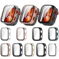 thumbnail image 2 of Shockproof Mixed Case & Tempered Glass Set Wearable Device Full Edges Defense Strong Protector for Watch Fit4, 2 of 8