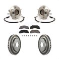 thumbnail image 1 of Transit Auto Front Hub Bearing Assembly Coated Disc Brake Rotors and Ceramic Pads Kit for Car 2010 Ford F-150 RWD with 6 Lug Wheels Without Heavy Duty Payload Package KBB-121321, 1 of 11