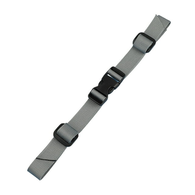Langgg Chest Strap Backpack Rope Fine Workmanship Long-lasting Bag Webbing Buckle Safety High-strength Shoulder Straps Gray