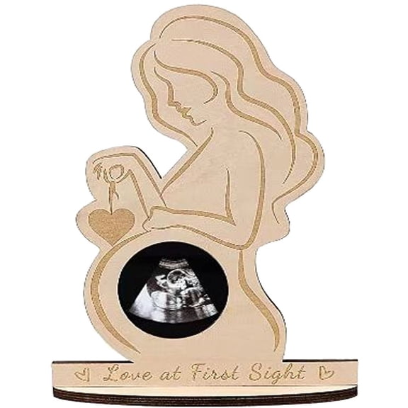 Jiibva Ultrasound Photo Frame Sonogram Picture Frame Pregnancy Gift Keepsake For Couples New Moms Dady