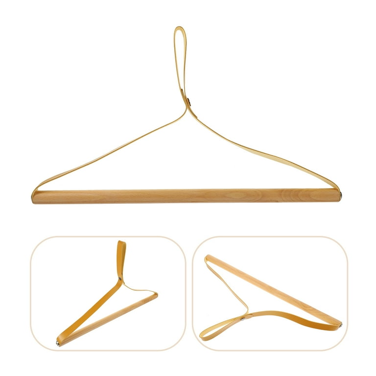 Wooden on sale hangers walmart